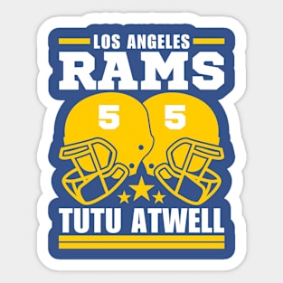 Los Angeles Rams Atwel 5 American Football Retro Sticker